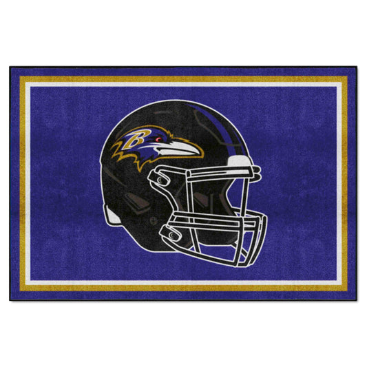 Baltimore Ravens 5ft. x 8 ft. Plush Area Rug - Baltimore Ravens
