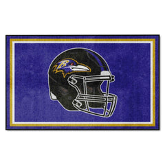 Baltimore Ravens 4ft. x 6ft. Plush Area Rug - Baltimore Ravens