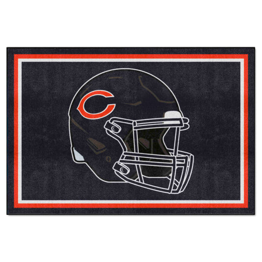 Chicago Bears 5ft. x 8 ft. Plush Area Rug - Chicago Bears