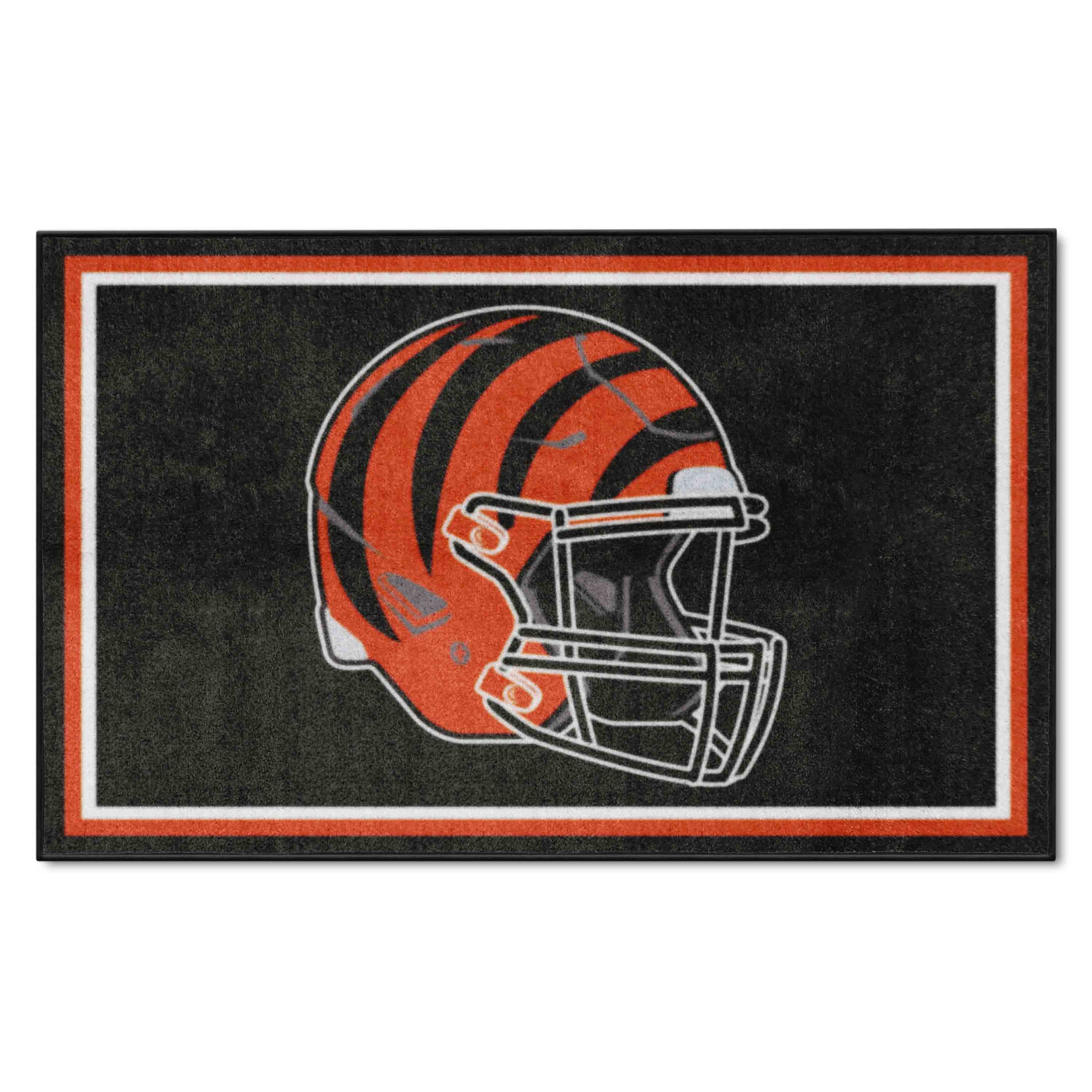 Cincinnati Bengals 4ft. x 6ft. Plush Area Rug - Cincinnati Bengals