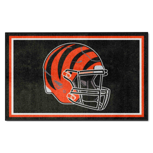 Cincinnati Bengals 4ft. x 6ft. Plush Area Rug - Cincinnati Bengals