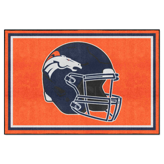 Denver Broncos 5ft. x 8 ft. Plush Area Rug - Denver Broncos