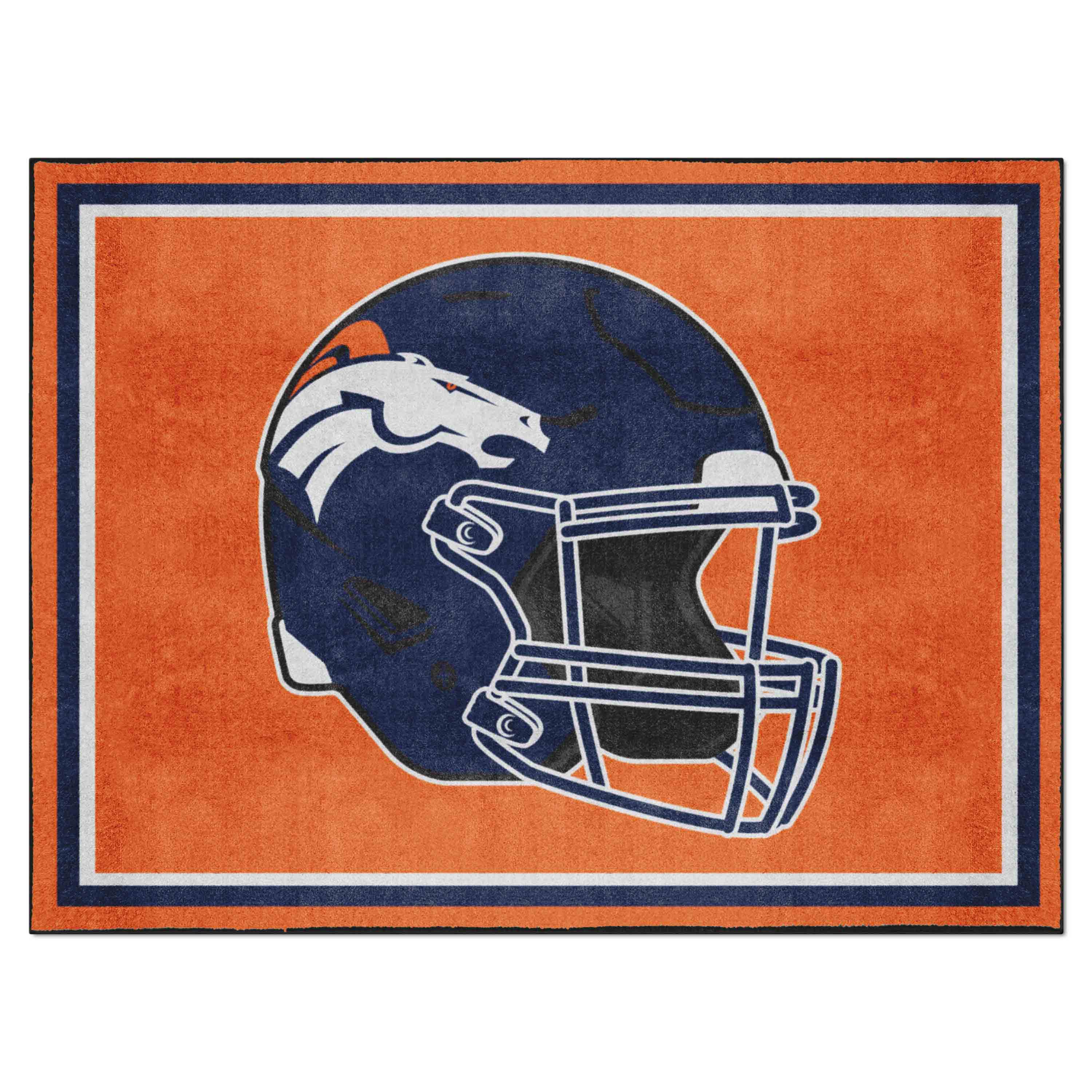 Denver Broncos 8ft. x 10 ft. Plush Area Rug - Denver Broncos
