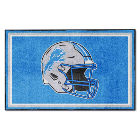 Detroit Lions 4ft. x 6ft. Plush Area Rug - Detroit Lions
