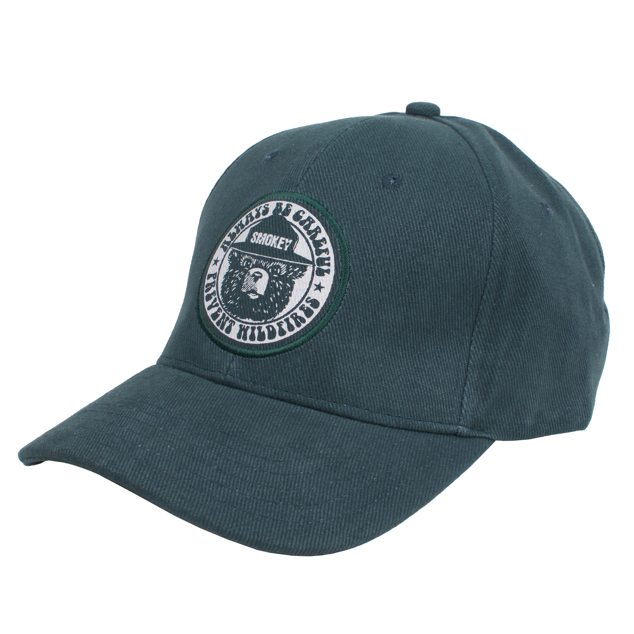 Smokey Bear Prevent Wildfires Hat - Forest Green