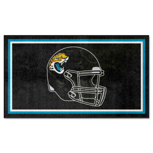 Jacksonville Jaguars 3ft. x 5ft. Plush Area Rug - Jacksonville Jaguars