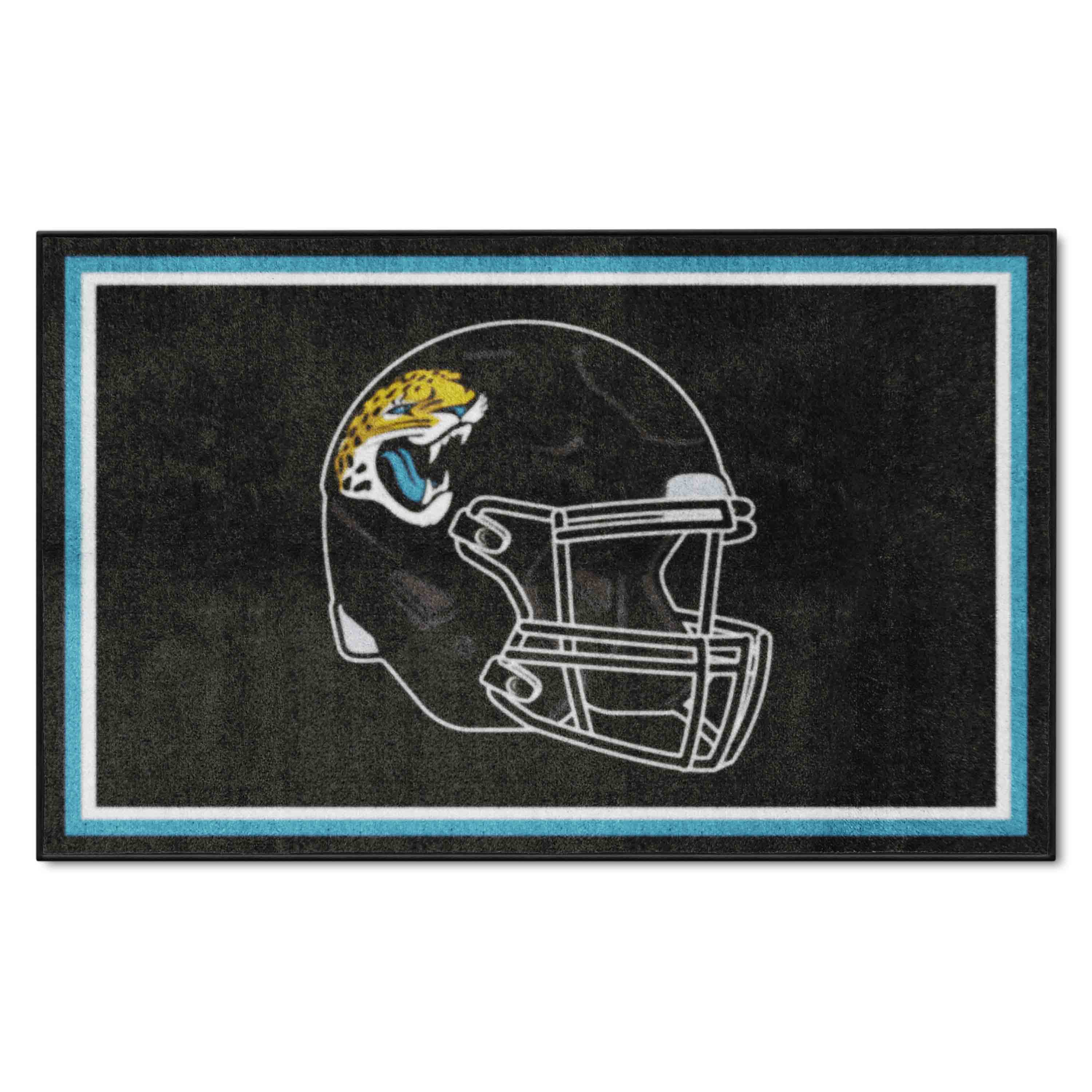 Jacksonville Jaguars 4ft. x 6ft. Plush Area Rug - Jacksonville Jaguars