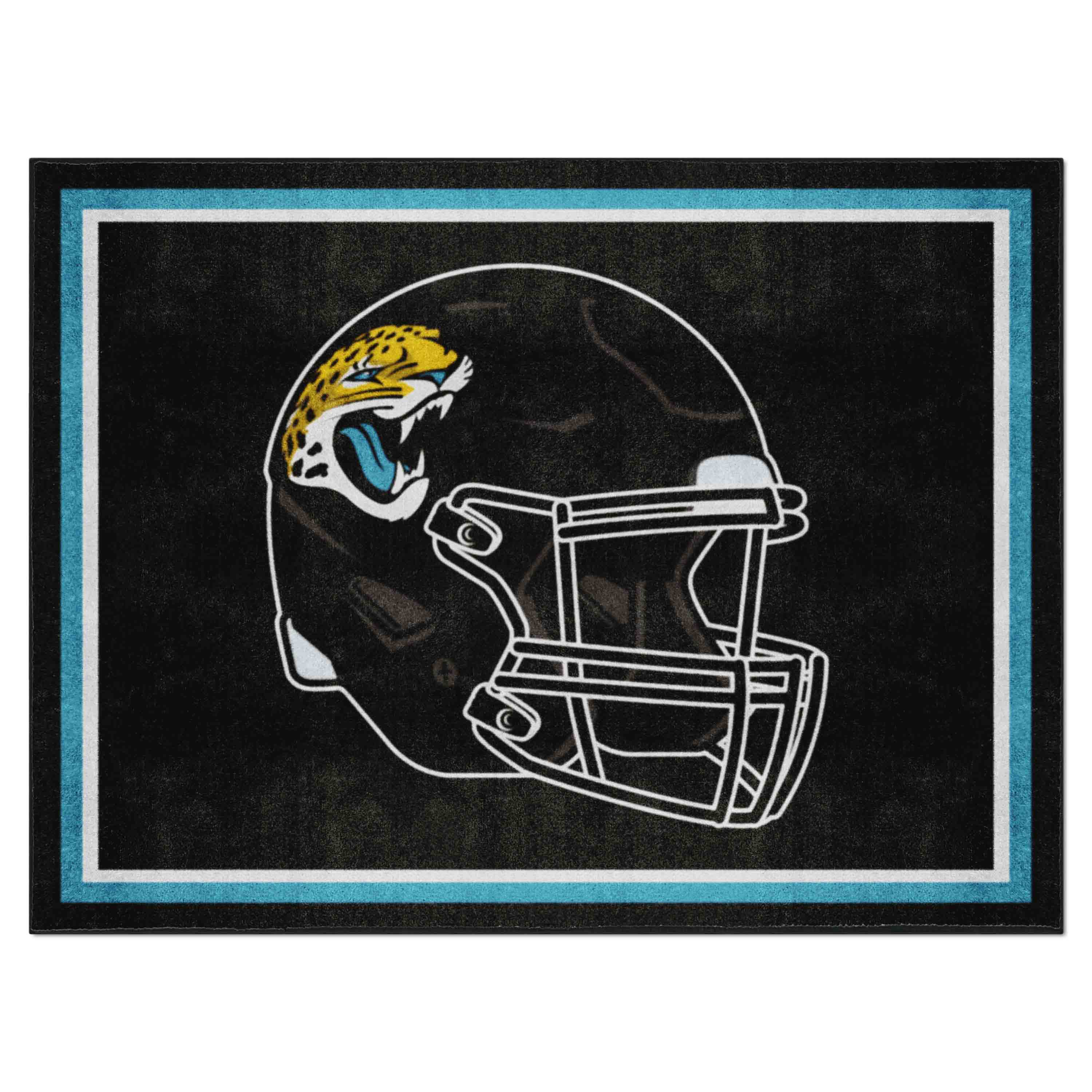 Jacksonville Jaguars 8ft. x 10 ft. Plush Area Rug - Jacksonville Jaguars