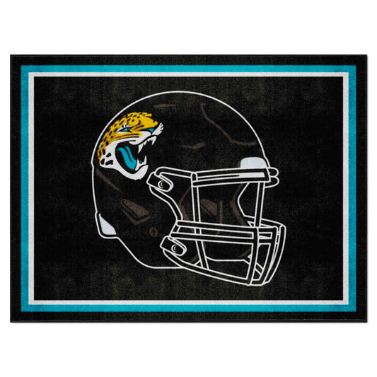 Jacksonville Jaguars 8ft. x 10 ft. Plush Area Rug - Jacksonville Jaguars