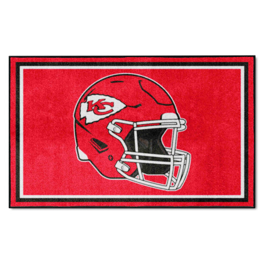 Kansas City Chiefs 4ft. x 6ft. Plush Area Rug - Kansas City Chiefs