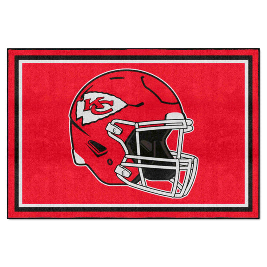 Kansas City Chiefs 5ft. x 8 ft. Plush Area Rug - Kansas City Chiefs