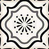 4" X 4" Black And White Mosaic Peel And Stick Removable Tiles - Homeroots - Flyclothing LLC