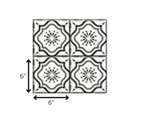 6" X 6" Black And White Mosaic Peel And Stick Removable Tiles - Homeroots - Flyclothing LLC