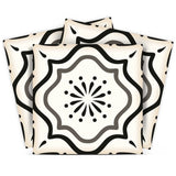6" X 6" Black And White Mosaic Peel And Stick Removable Tiles - Homeroots - Flyclothing LLC