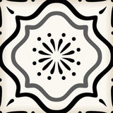 8" X 8" Black And White Mosaic Peel And Stick Removable Tiles - Homeroots - Flyclothing LLC