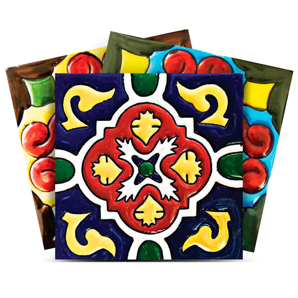 5" X 5" Festival Brights Mosaic Peel And Stick Removable Tiles - Homeroots - Flyclothing LLC