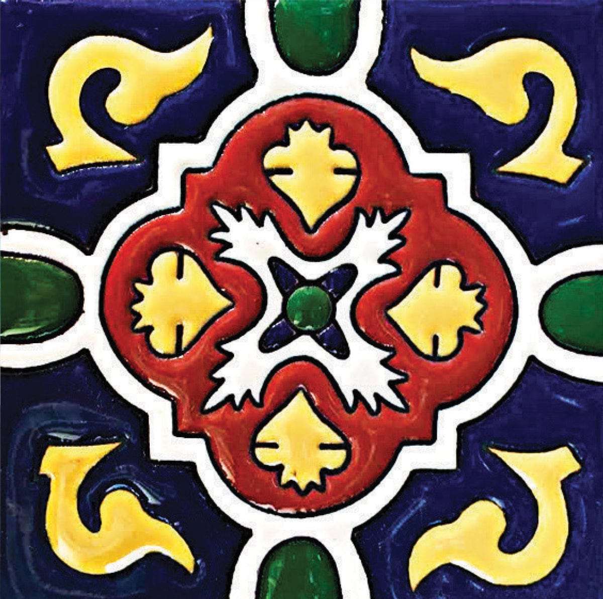 6" X 6" Festival Brights Mosaic Peel And Stick Removable Tiles - Homeroots