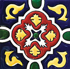 6" X 6" Festival Brights Mosaic Peel And Stick Removable Tiles - Homeroots