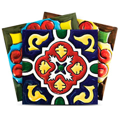 7" X 7" Festival Brights Mosaic Peel And Stick Removable Tiles - Homeroots