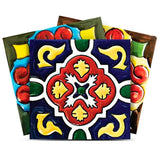 8" X 8" Festival Brights Mosaic Peel And Stick Removable Tiles - Homeroots