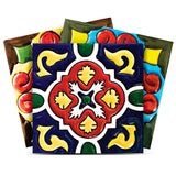 8" X 8" Festival Brights Mosaic Peel And Stick Removable Tiles - Homeroots