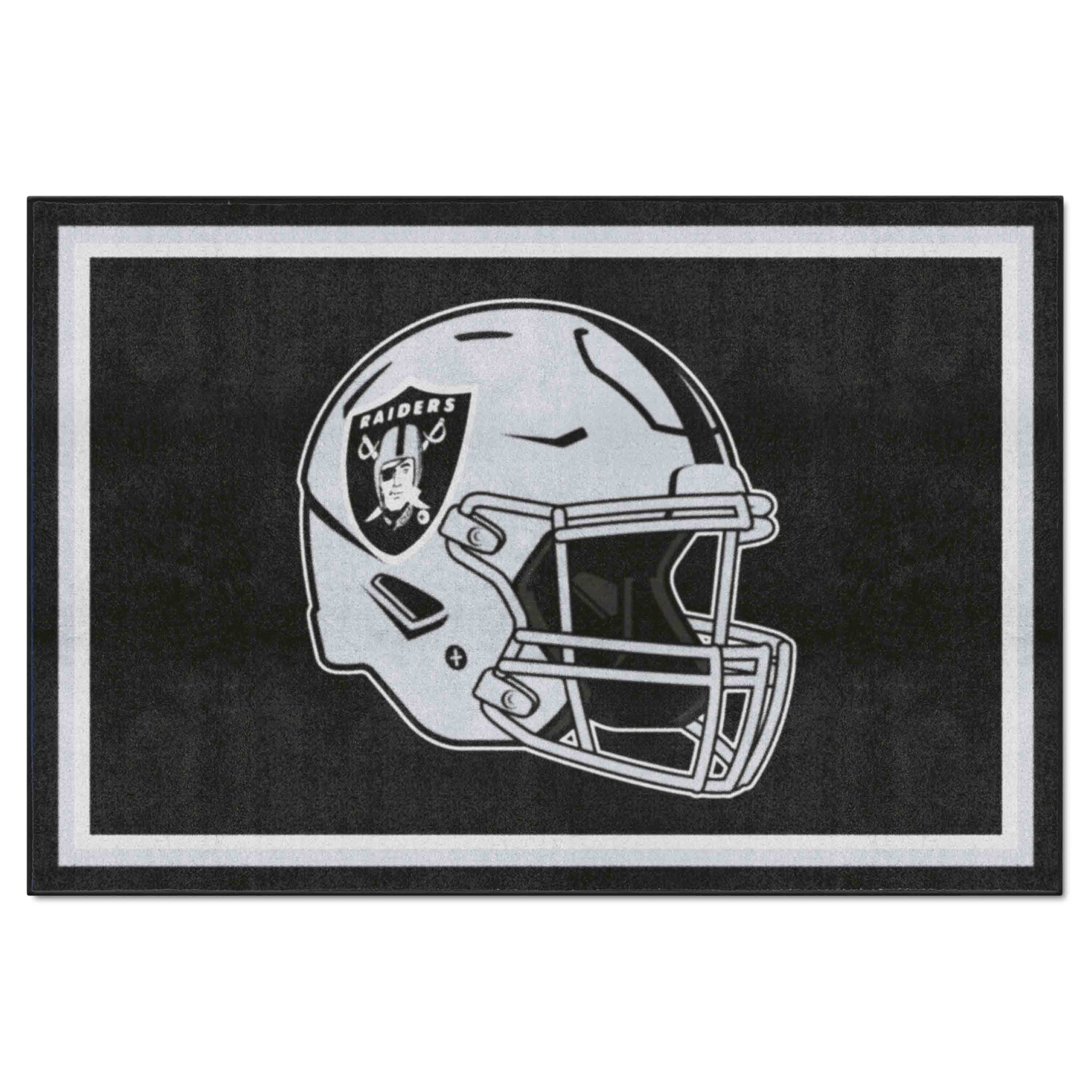 Las Vegas Raiders 5ft. x 8 ft. Plush Area Rug - Las Vegas Raiders