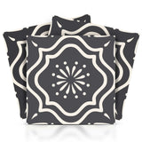 6" X 6" Burst Gray And White Peel And Stick Removable Tiles - Homeroots - Flyclothing LLC