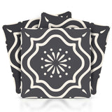 6" X 6" Burst Gray And White Peel And Stick Removable Tiles - Homeroots - Flyclothing LLC