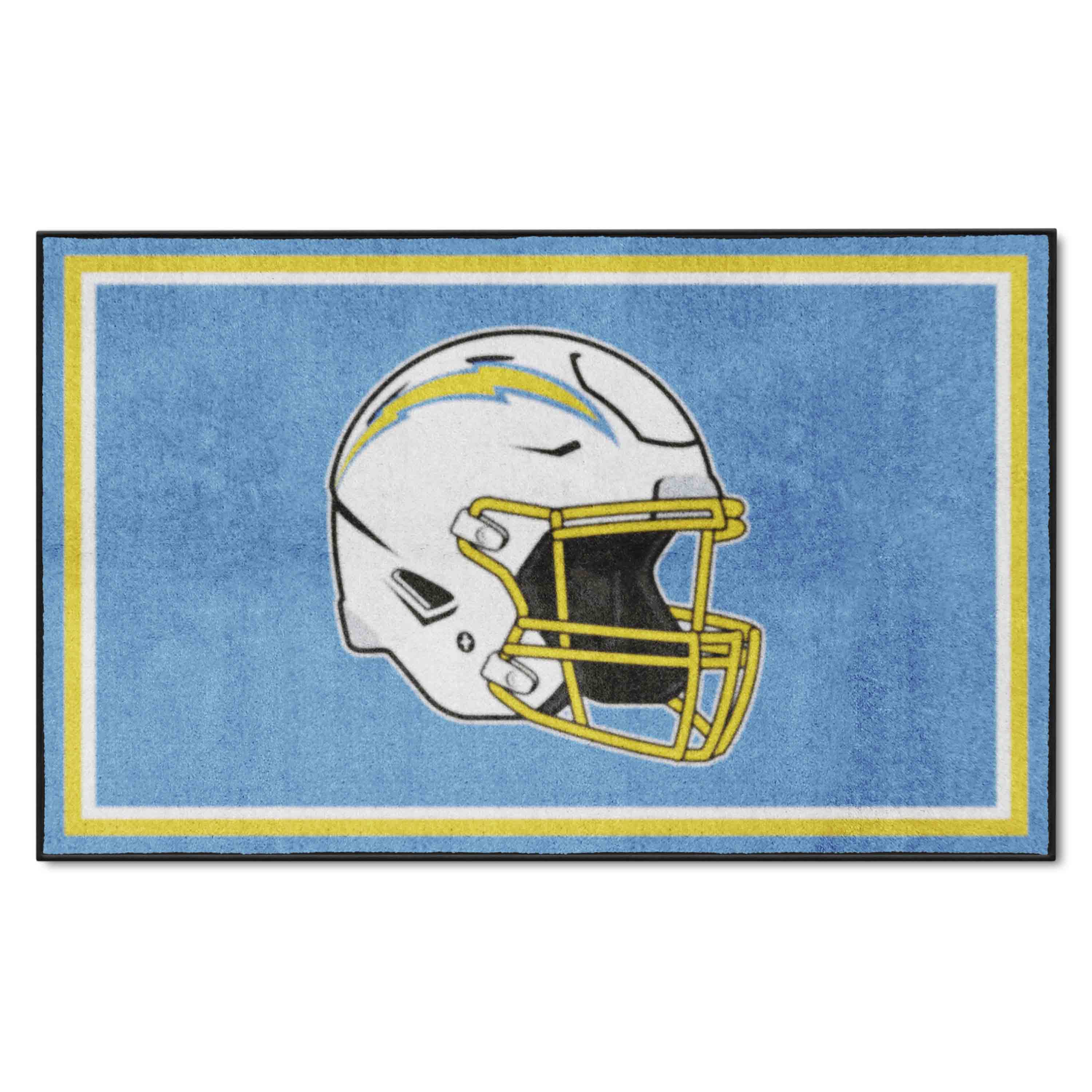 Los Angeles Chargers 4ft. x 6ft. Plush Area Rug - Los Angeles Chargers