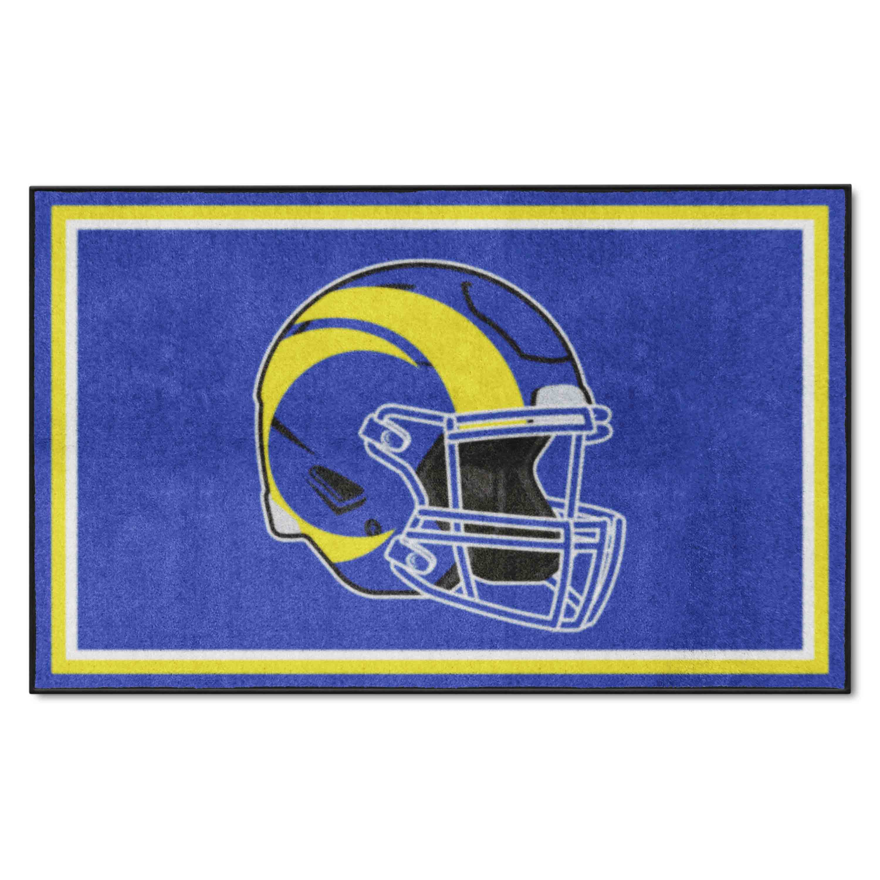 Los Angeles Rams 4ft. x 6ft. Plush Area Rug - Los Angeles Rams
