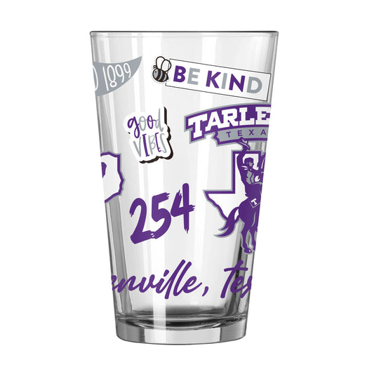 Tareleton State 16oz Native Pint Glass - Logo Brands - Flyclothing LLC