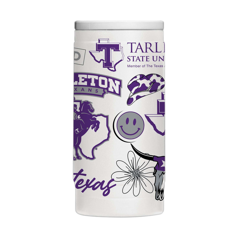 Tareleton State 12oz Native Powdercoat SlimCan Coolie - Logo Brands - Flyclothing LLC