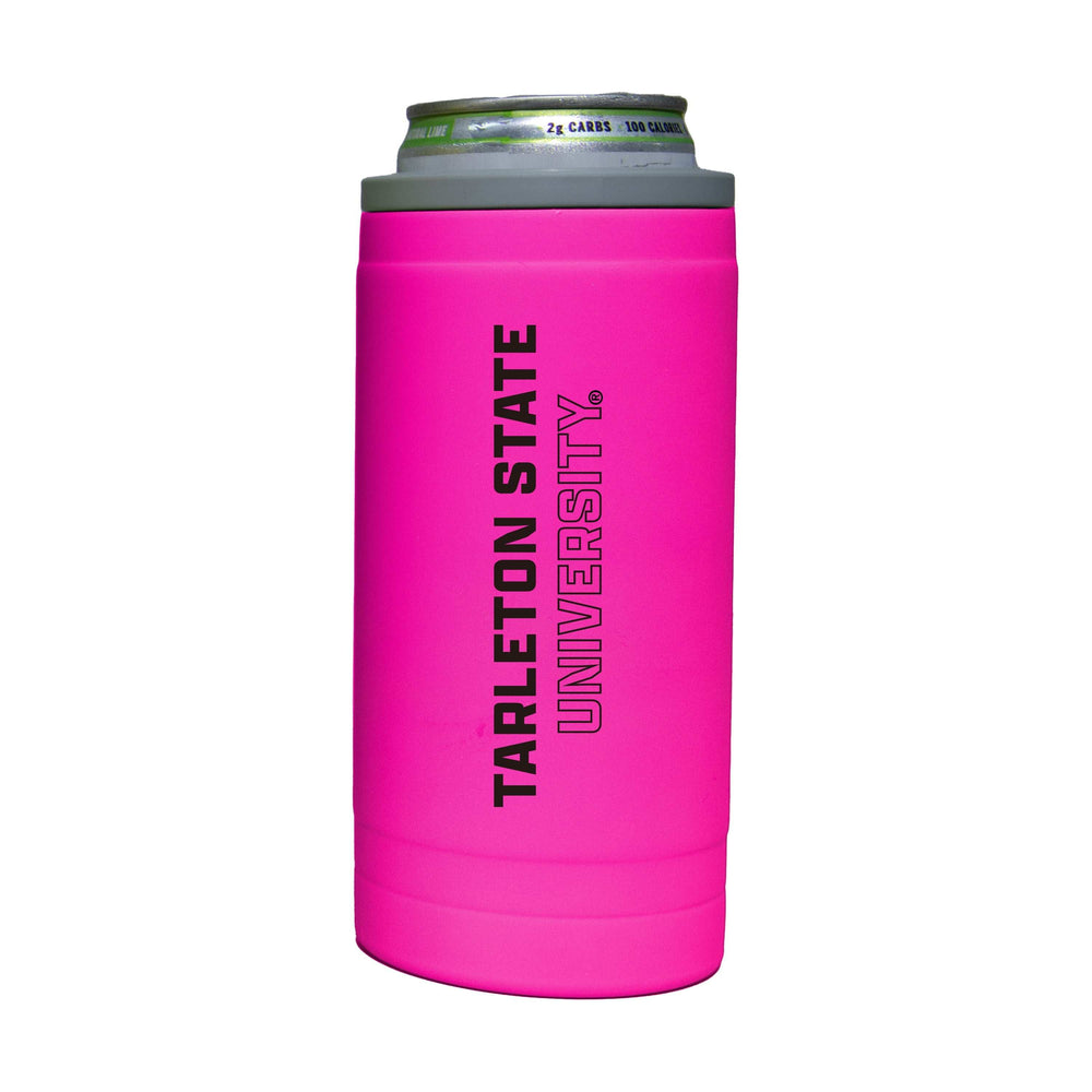 Tareleton State 12oz Electric Stacked Soft Touch Slim Coolie - Logo Brands - Flyclothing LLC