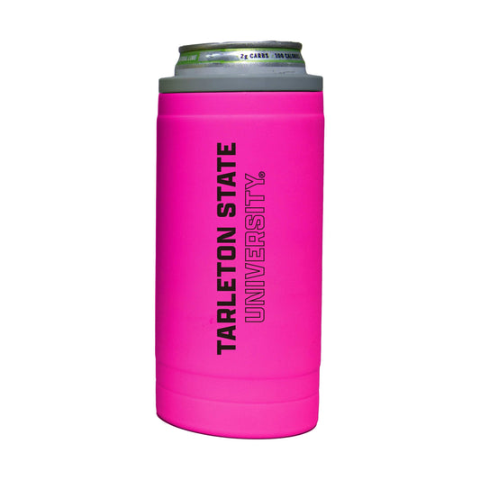Tareleton State 12oz Electric Stacked Soft Touch Slim Coolie - Logo Brands - Flyclothing LLC