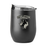 Tarleton State GunMetal 16oz Black Powder Coat Curved Beverage - Logo Brands - Flyclothing LLC