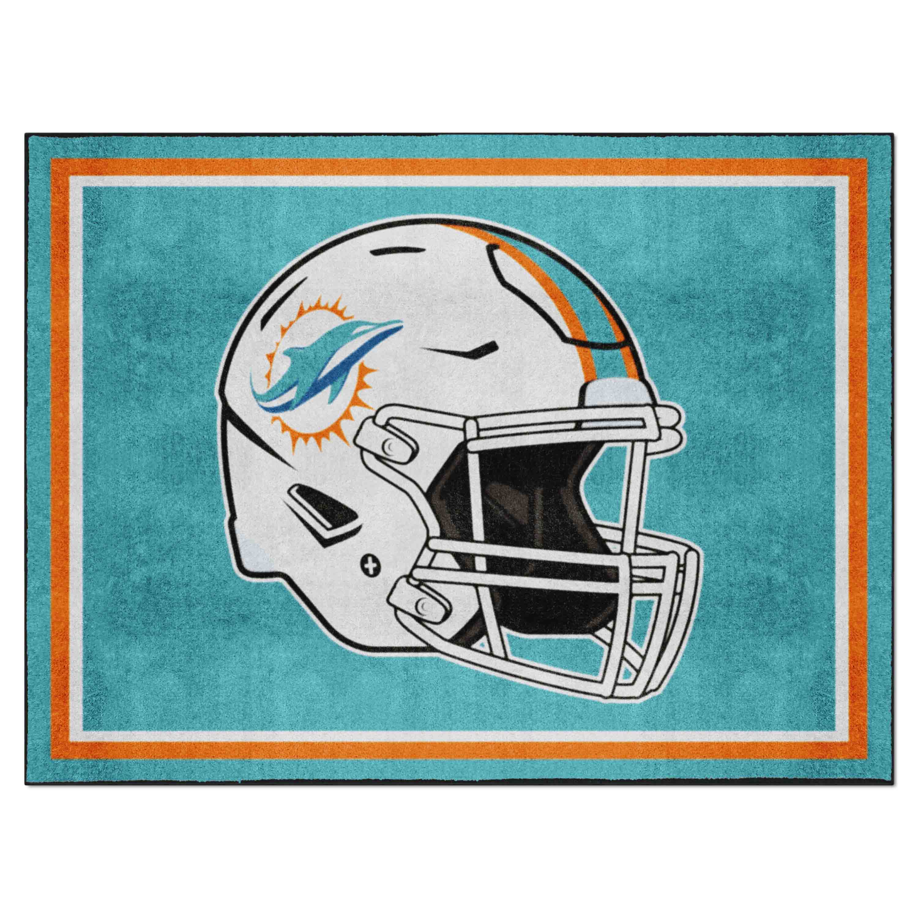 Miami Dolphins 8ft. x 10 ft. Plush Area Rug