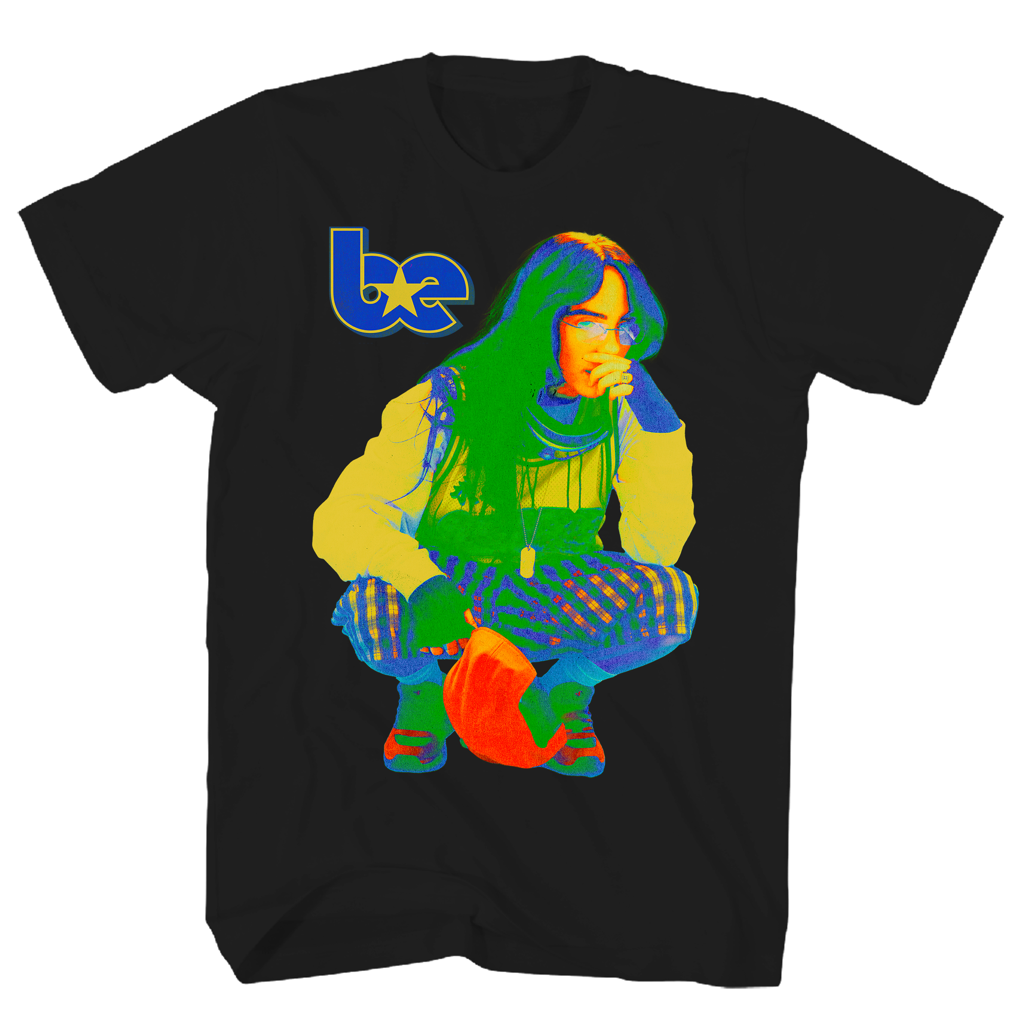 BILLY EILISH BE DESIGN RECYCLED ECO MAX BLACK TEE