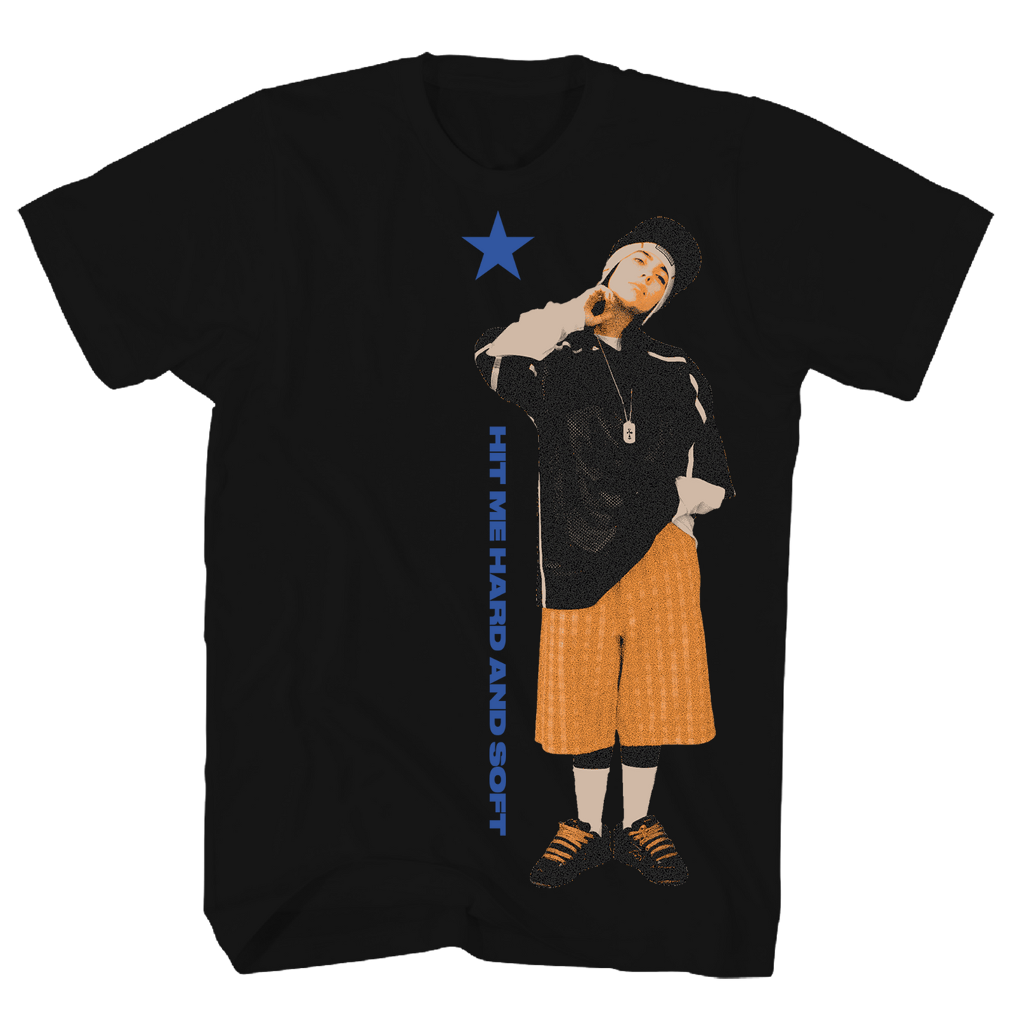 BILLIE EILISH HIT ME HARD AND SOFT RECYCLED ECOMAX BLACK TEE