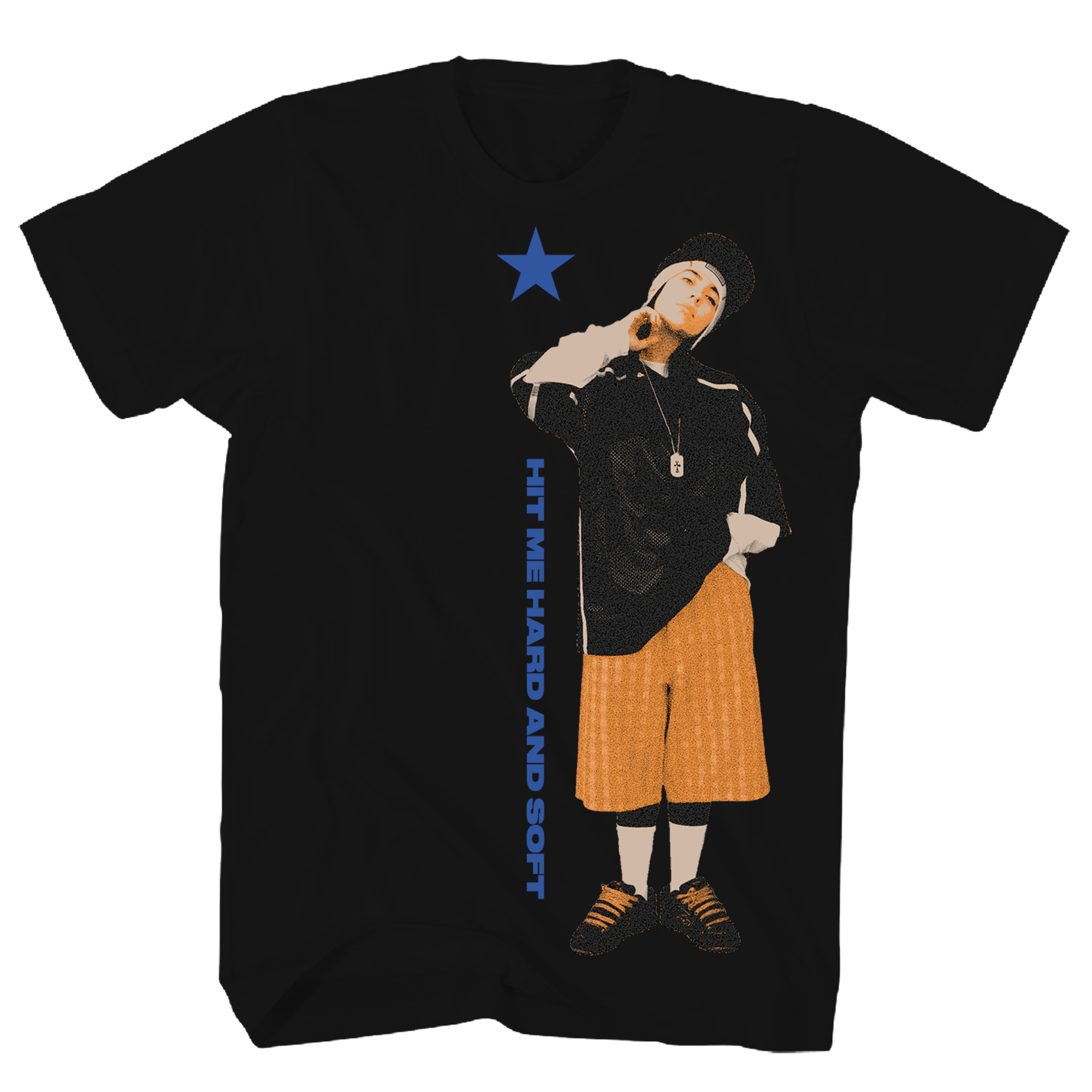 BILLIE EILISH HIT ME HARD AND SOFT RECYCLED ECOMAX BLACK TEE
