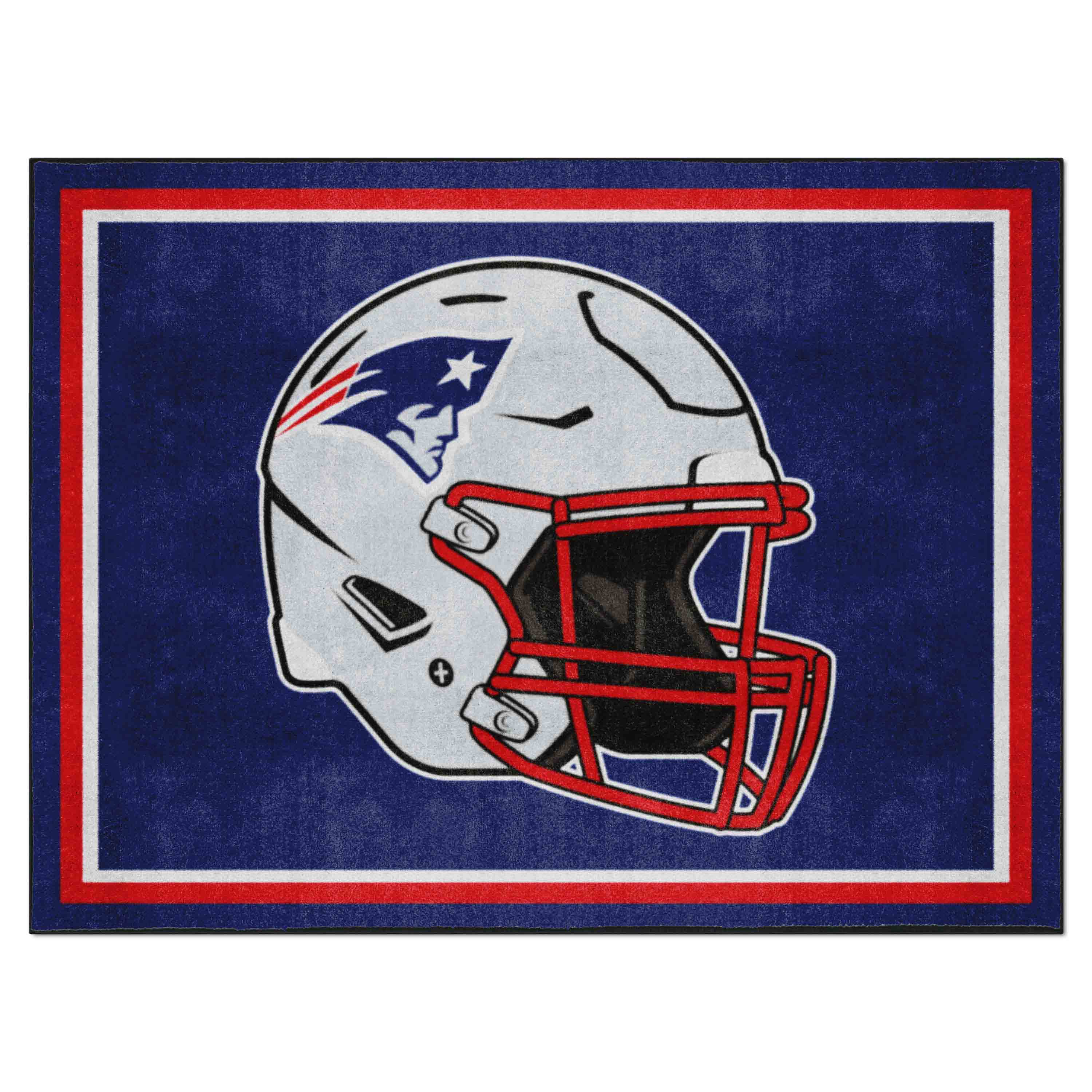 New England Patriots 8ft. x 10 ft. Plush Area Rug - New England Patriots