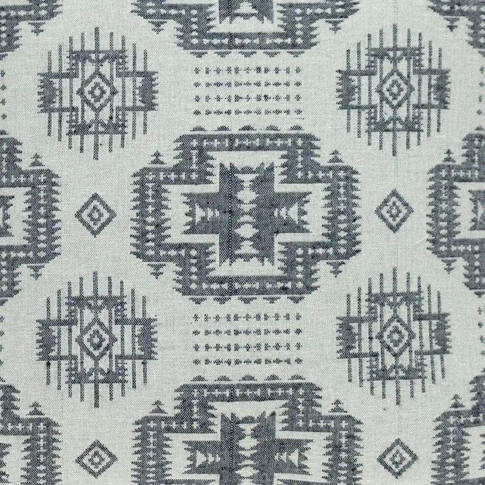 Gray Aztec Design Throw Pillow - Homeroots - Flyclothing LLC