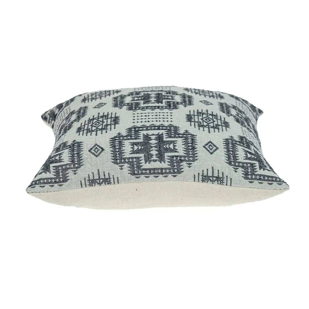 Gray Aztec Design Throw Pillow - Homeroots - Flyclothing LLC