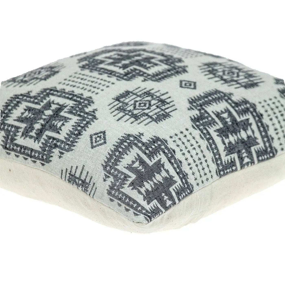 Gray Aztec Design Throw Pillow - Homeroots - Flyclothing LLC