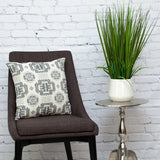 Gray Aztec Design Throw Pillow - Homeroots - Flyclothing LLC