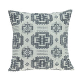 Gray Aztec Design Throw Pillow - Homeroots