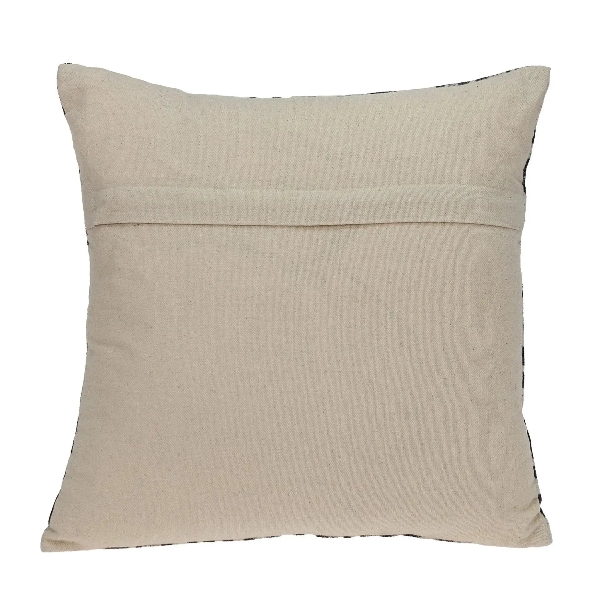 Black And White Abstract Velvet Throw Pillow - Homeroots - Flyclothing LLC