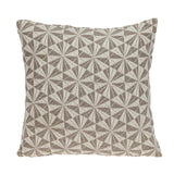 Pale Brown Pinwheels Throw Pillow - Homeroots - Flyclothing LLC