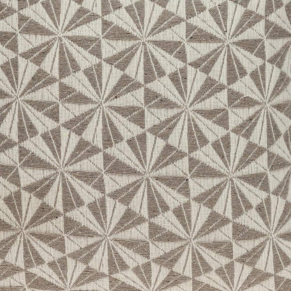 Pale Brown Pinwheels Throw Pillow - Homeroots - Flyclothing LLC