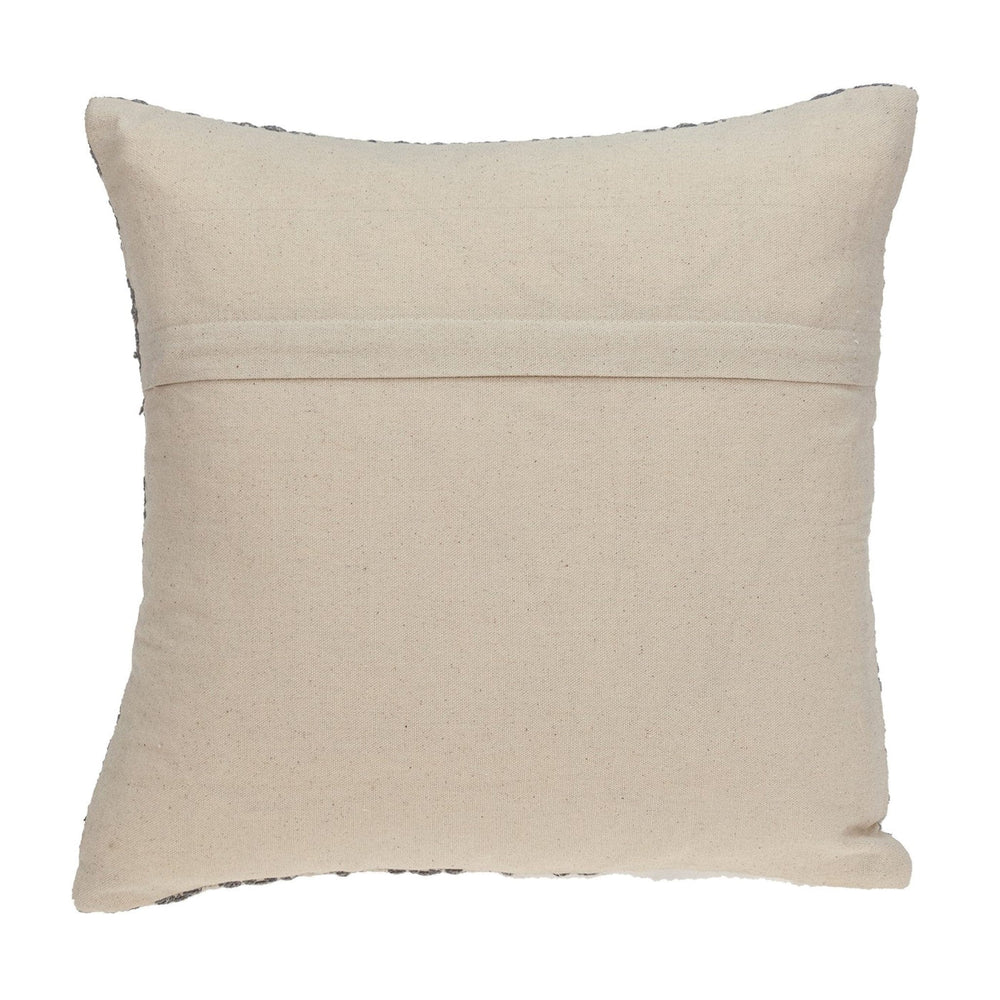 16" Gray Cotton Throw Pillow - Homeroots - Flyclothing LLC