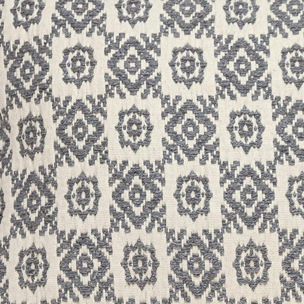 16" Gray Cotton Throw Pillow - Homeroots - Flyclothing LLC
